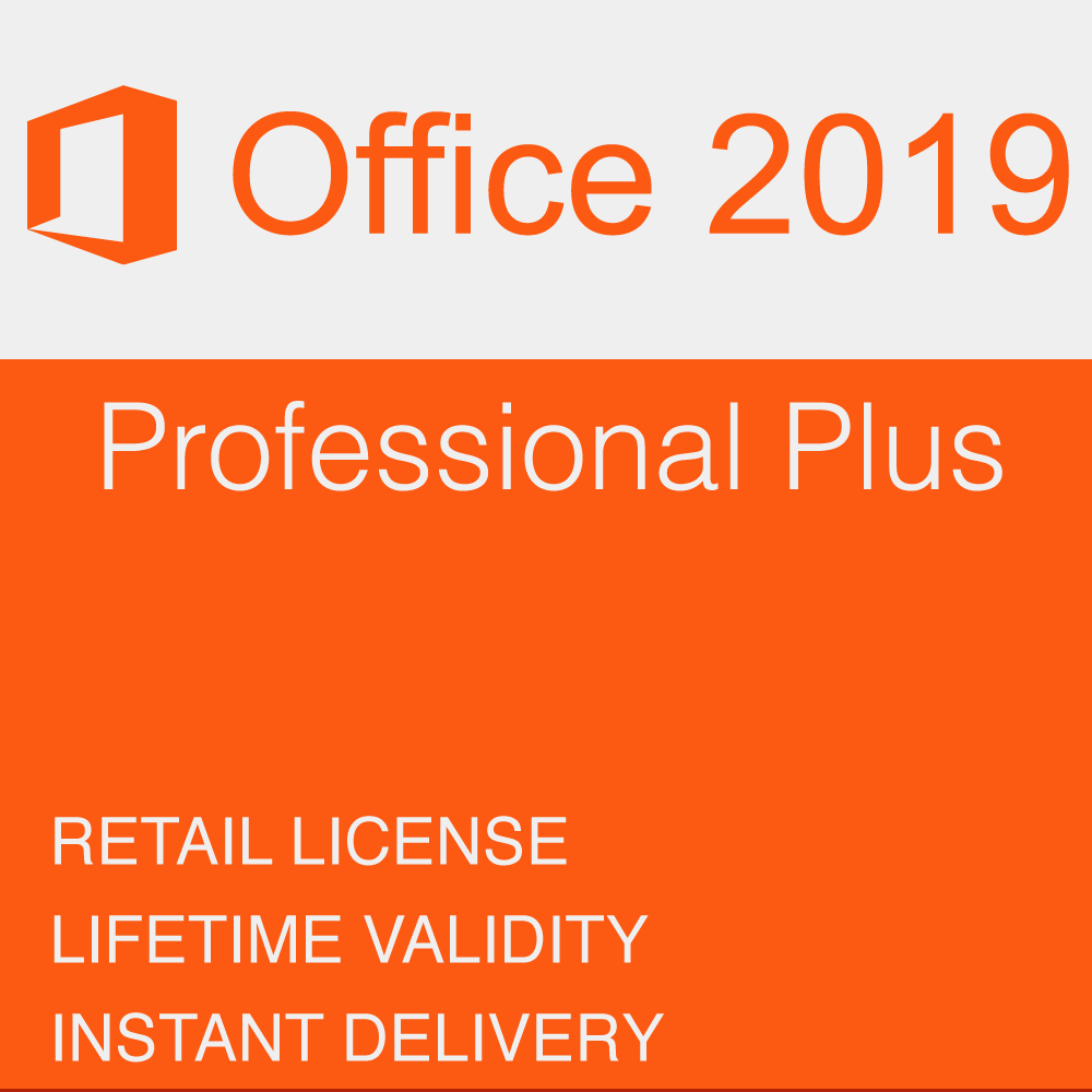 Office Professional Plus 2019 License Key Windows Only